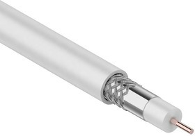 RG-59/U (01-2621-50), Кабель коаксиальный (75 Ом), 50м, белый