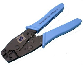 YAC-12, Клещи для обжима контактов серии BLS, PLS на пр.18-28 AWG (0.08-0,8 мм^2), ширина губок 4мм