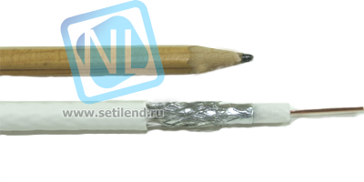 Кабель коаксиальный абонентский SNR 6-серии (RG6) (100м. бухта)(заполнение 48%)