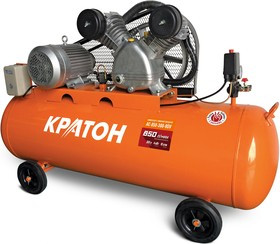 Компрессор КРАТОН AC-850-300-BDV поршневой масляный, 4000 Вт, 850л/мин, 10бар