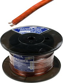SCT-04(19)- 0.75, Кабель акуст.2 x 0.75мм2 луженный, красно-черный.про