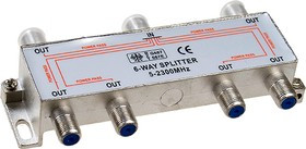 RSE-6632A ALL PORTS POWER PASS, 6-х вых. сплиттер 2.4GГц