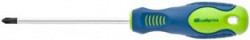 11837, Отвертка, PH0 х 100 мм, CrV, 2-х компонентная рукоятка