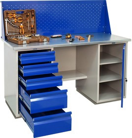 Profi W, WB 160Sh+WD1+WD5, Верстак, двутумбовый комплект