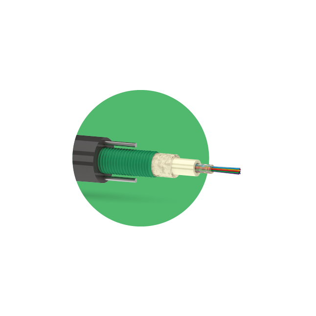 Кабель оптический ОККЦ 6 G.652D 2,7кН