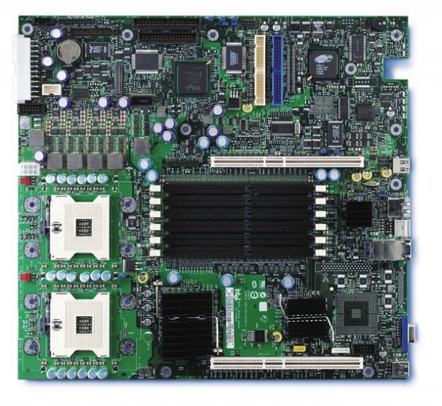 Материнская плата Intel C26740-304 iE7501 Dual s604 4DDR U100 3PCI-X 2PCI SVGA 2xLAN1000 E-ATX 533Mhz-C26740-304(NEW)