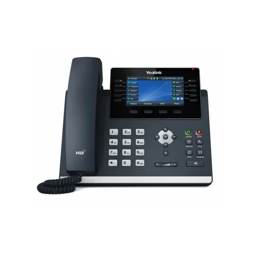 SIP-телефон Yealink SIP-T46U, цветной экран, 2 порта USB, 16 аккаунтов, BLF, PoE, GigE, без БП