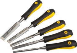 18205-H5, Набор стамесок с двухкомпонентными ручками, 6/10/12/16/20мм, 5шт, STAYER Profi