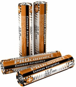 30-0010, Солевая батарейка АА (R6P)