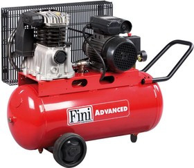 Компрессор поршневой FINI MK 102-50-2M ременной, 1,5 кВт, 235 л/мин, 10 бар, 50 литров