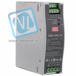 DDR-240C-24 Преобразователь: DC/DC; 240Вт; Uвх:33,6-67,2.В; Uвых:24ВDC; Iвых:10А, Mean Well