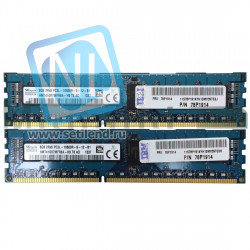 Модуль памяти IBM 44T1586 4GB (1X4GB) 2RX8 PC3-10600R VLP MEMORY-44T1586(NEW)
