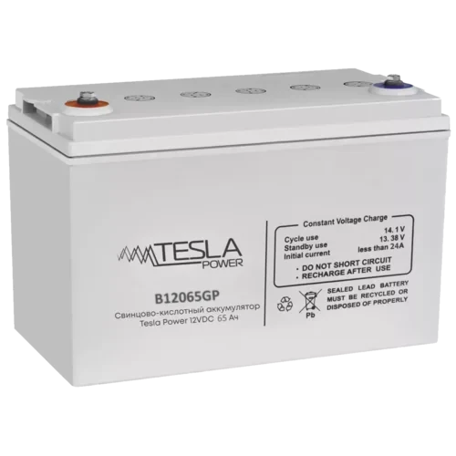 Свинцово-кислотный аккумулятор Tesla Power 12VDC 65Ач