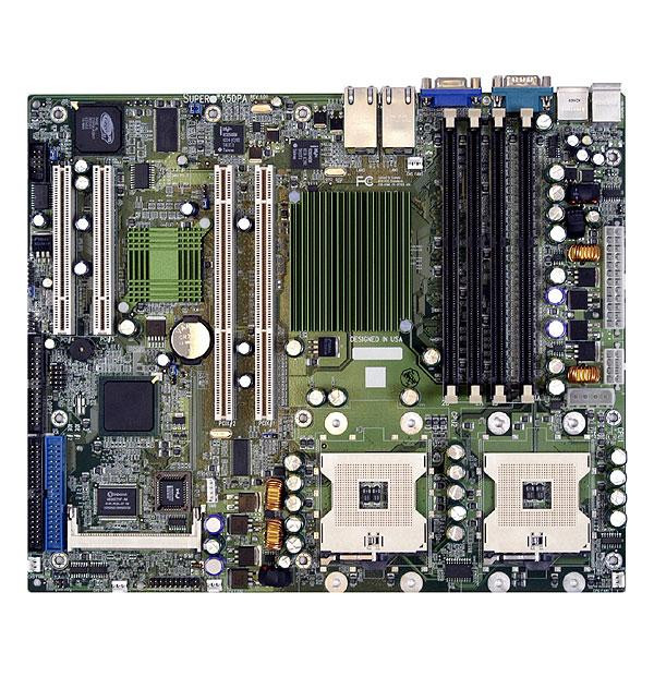 Материнская плата SuperMicro X5DPA-GG iE7501 Dual s604 4DualDDR U100 2PCI-X 2PCI SVGA 2LAN1000 ATX 533Mhz-X5DPA-GG(NEW)