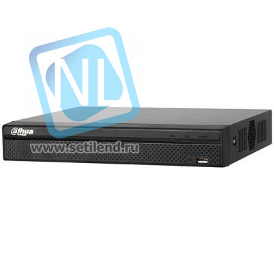 IP Видеорегистратор Dahua DHI-NVR2108HS-8P-4KS2 8-ми канальный, до 8Мп, до 80Мбит/с, 1HDD до 6Тб, аудио вх./вых., HDMI, VGA, 2 порта USB2.0, 8 PoE