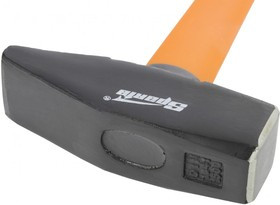 10381, Молоток слесарный, 1500 г, фибергласовая обрезиненная рукоятка