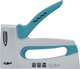 41001, Степлер мебельный, алюминиевый корпус, тип скобы 13, 53, 300, 6-10 мм