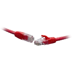 Коммутационный шнур U/UTP 4-х парный cat.6 0.3м LSZH standart красный