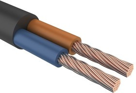 01-8034-5, Провод ПВС 2х1,5 мм² 150 м белый ГОСТ