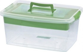 90745, Контейнер для хозяйственных нужд с лотком, 9л