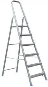 12-5043, Стремянка алюминиевая шесть ступенек