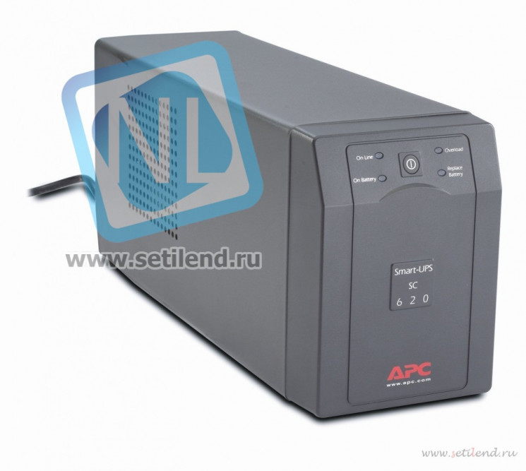 SC620I, Smart-UPS SC, Line-Interactive, 620VA / 390W, Tower, IEC, Serial