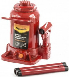 50345, Домкрат гидравлический бутылочный телескопический, 10 т, h подъема 200-460 мм