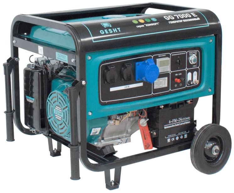 Бензогенератор GESHT GG7000E