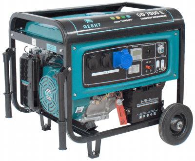 Бензогенератор GESHT GG7000E