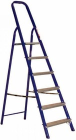 12-5047, Стремянка металлическая комбинированная шесть ступеней