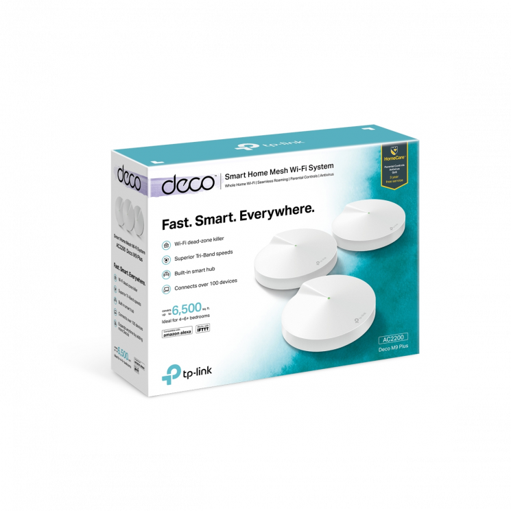 AC2200 Mesh Wi-Fi система для умного дома Deco M9 Plus (3 устройства)