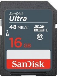 SDSDUNB-016G-GN3IN, Карта памяти SanDisk Ultra SDHC 16GB 48MB/s Class 10 UHS-I