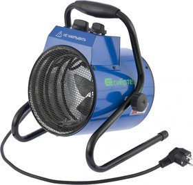 96432, Тепловая пушка ТВ-2 (тепловентилятор),220 В, 3 реж. вентилятор, 1000/2000 Вт