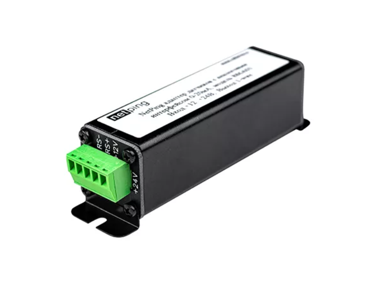 NetPing адаптер датчиков с аналоговым интерфейсом 0-20мА, модель 886A01