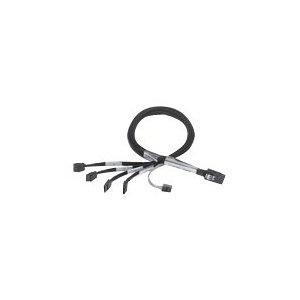 Кабель Adaptec 2247000-R mSASx4 (SFF-8087) to SATA (4)x1 (SFF-8448) /w sideband 0.5m-2247000-R(NEW)