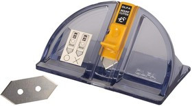 OL-MC-45/2B, Набор OLFA Резак "MOUNT CUTTER" с наклоном лезвия 45 градусов с 2-мя лезвиями MCB