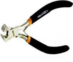 17828, Кусачки торцевые Mini, 105 мм, никелированные, авторазжим