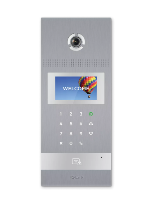 Вызывная панель IP-домофона BAS-IP AA-12FB SILVER