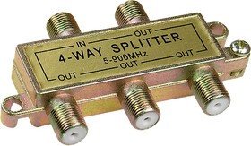 RSE-A104 COLOUR ZINC PLATED, 4-х вых. сплиттер 5-1000 МГц