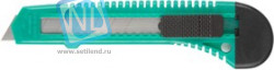 0909, Нож DEXX с сегментированным лезвием, инструментальная сталь Ст60, пластиковый корпус, 18мм