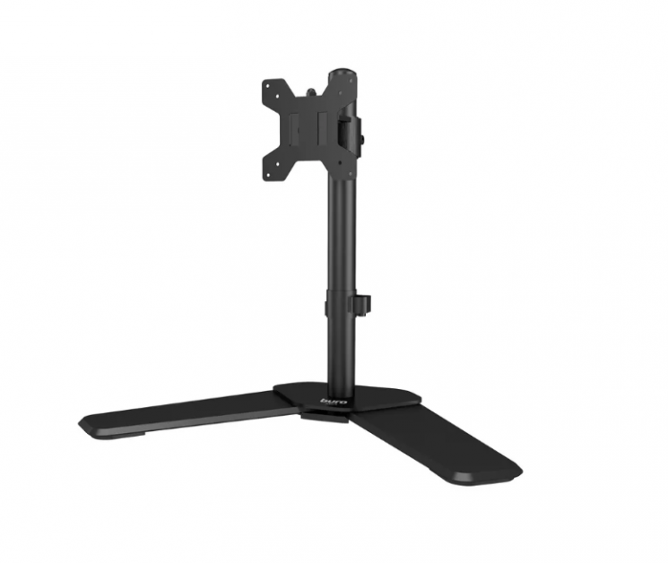 Кронштейн для мониторов ЖК Buro M071 черный 15"-32" макс.8кг крепление к столешнице поворот и наклон