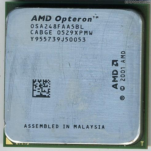Процессор AMD OSA248FAA5BL Процессор Opteron 248 2.2GHz Socket 940 CPU Processor CABNE-OSA248FAA5BL(NEW)