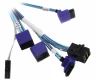 Кабель SuperMicro CBL-SAST-0811 HDmSAS-4SATA 70см, внутренний