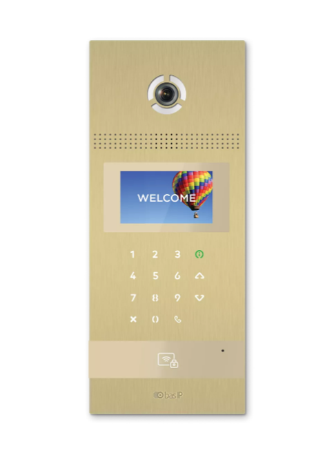 Вызывная панель IP-домофона BAS-IP AA-12FB GOLD