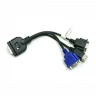 Кабель KVM для HP c-Class блейд систем, 2USB, VGA, COM