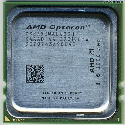 Процессор AMD OS2352WAL4BGH Opteron 2352 2.1GHz (2MB/1000Mhz) GAAAB-OS2352WAL4BGH(NEW)