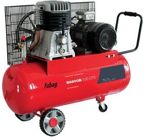 Компрессор FUBAG B6800B/100 СТ5 поршневой масляный, 4000 Вт, 690л/мин, 10бар