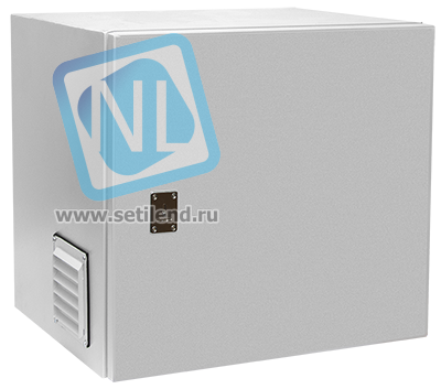 Настенный термошкаф высотой 6U глубина 450 мм, без козырька