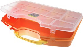 "Практик 360", Коробка с ручкой, 8 съёмных перегородок,36х24.5х6 см