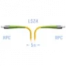 Патчкорд оптический FC/APC SM 5 метров